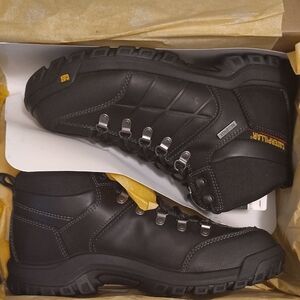 Caterpillar Men's Black Work Boots